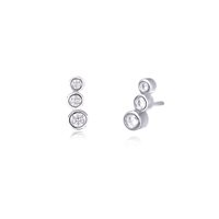 Orecchini Mabina Donna Orecchini In Argento E Zirconi in Argento Zirconia 563247 - 563247